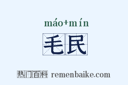 毛民是什么意思的图片